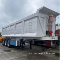 Tipper Trailer 60 toneladas Semi de volcado